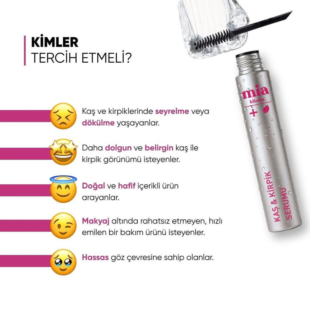 Mia Klinika Lash & Brow Serum for Fuller Lashes 6 ml