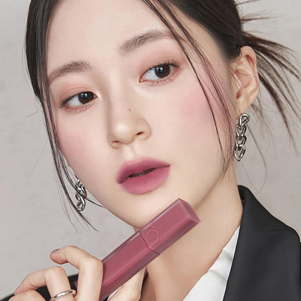 rom&amp;nd Blur Fudge Tint Matte Liquid Lipstick 06 Mauvish 5g