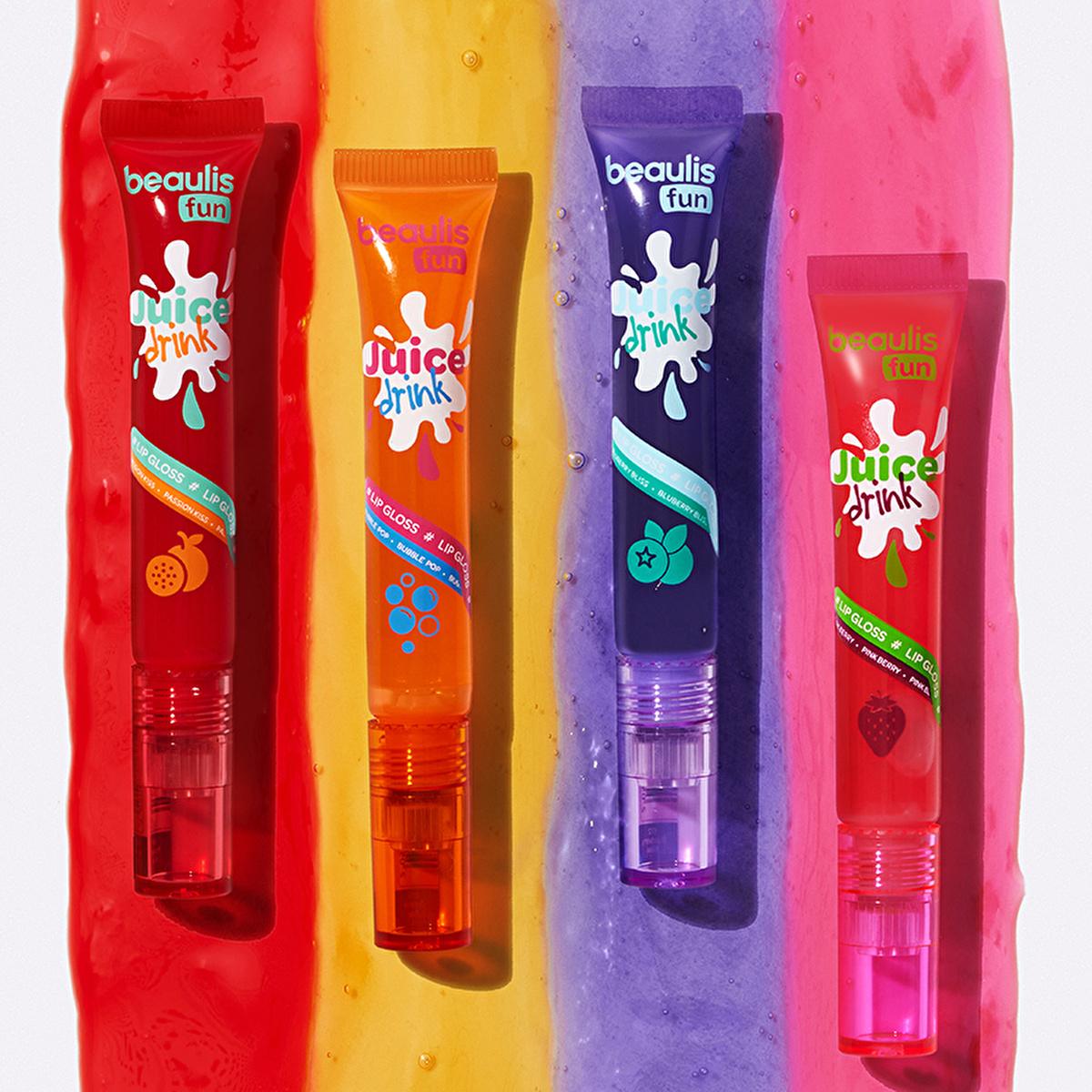 Beaulis Fun Juicy Drink Lip Gloss - Moisturizing, Flavored, Non-Sticky Shine Beaulis Lip Gloss - Moisturizing & Flavored Lip Gloss, Flavored Lip Gloss, Moisturizing Lip Care, Fruit Extract Lip Products, Non-Sticky Lip Shine, Beaulis, Cosmetics, Beauty Products, Lip Care, Moisturizing Lip Gloss, Fruity Lip Gloss, Daily Lip Care, Gift for Her