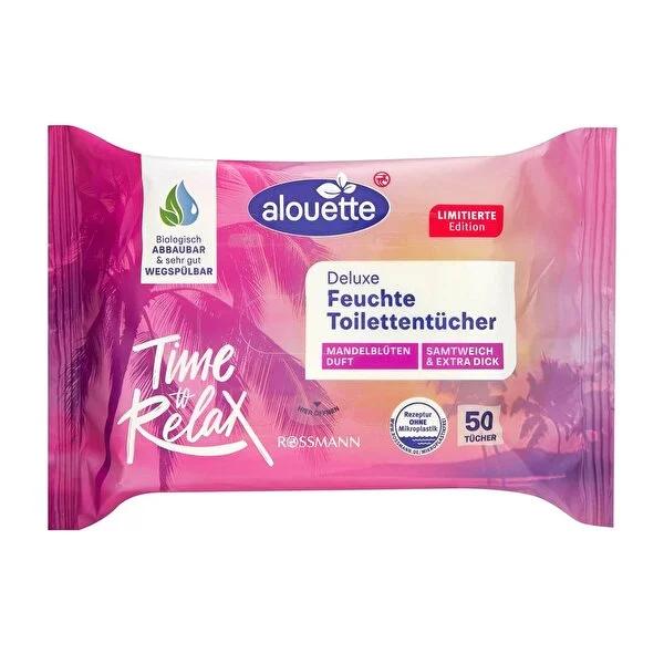 Alouette Biodegradable Wet Wipes with Almond Blossom Fragrance - Gentle, Dermatologically Tested, and Eco-Friendly Alouette Wet Wipes - Biodegradable & Gentle Wet wipes, Biodegradable wipes, Almond blossom scented wipes, Dermatologically tested wipes, Natural ingredient wipes, Eco-friendly wipes, Gentle skin care, Personal hygiene products, Baby care, Sensitive skin solutions, Environmentally friendly products