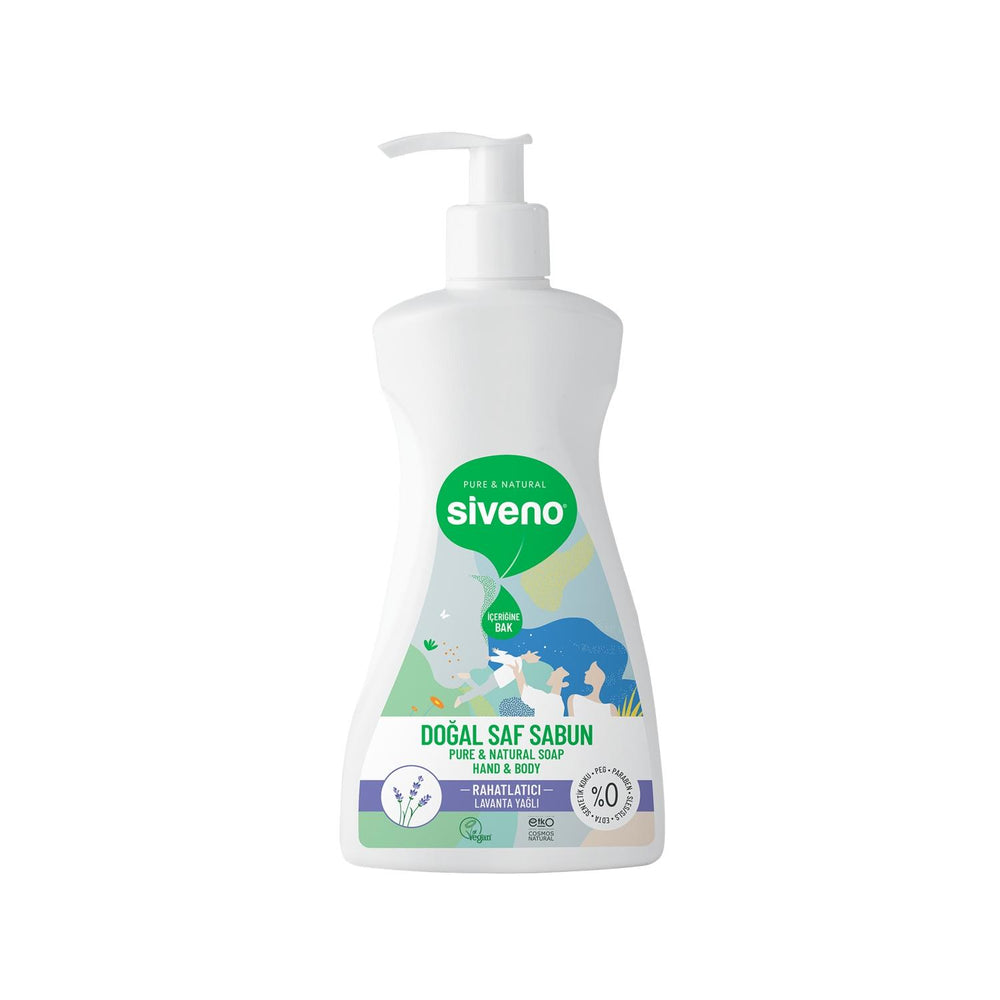 Siveno Natural Lavender Liquid Soap for Hands and Body - 300ml, Moisturizing, Gentle, and Soothing Siveno Lavender Liquid Soap - Natural & Moisturizing natural liquid soap, lavender soap, moisturizing soap, hand and body soap, organic soap, gentle cleansing, relaxing soap, soothing skin, natural ingredients, lavender-scented, skincare, personal care, sensitive skin, dry skin relief