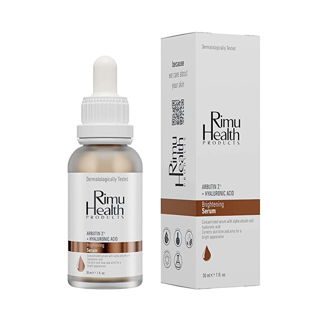Rimu Health Arbutin 2% &amp; Hyaluronic Acid Serum for Dark Spots 30 ml