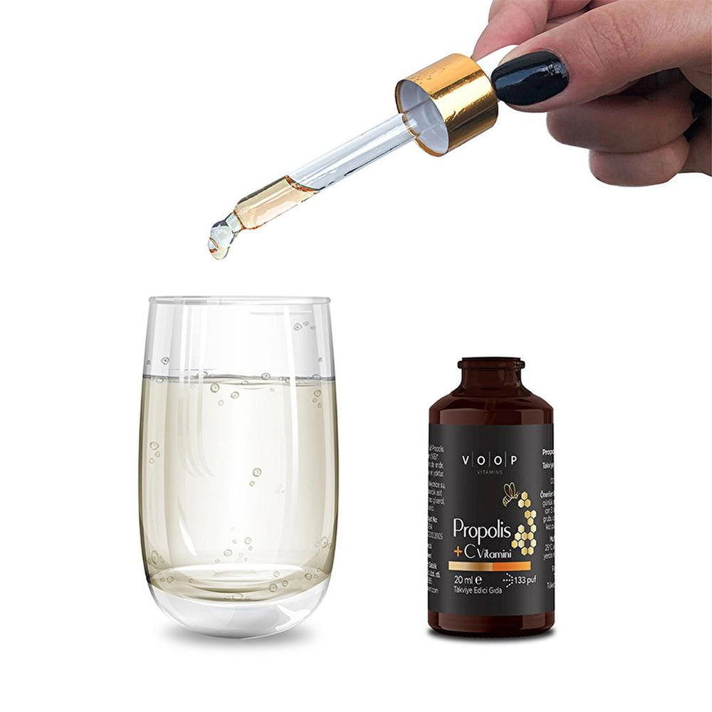 Voop Propolis & Vitamin C Liquid Supplement 20 ml