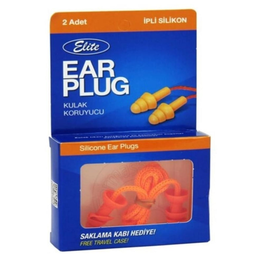 Ear Plug Corded Silicone Ear Protectors for Noise Reduction 1 Pair