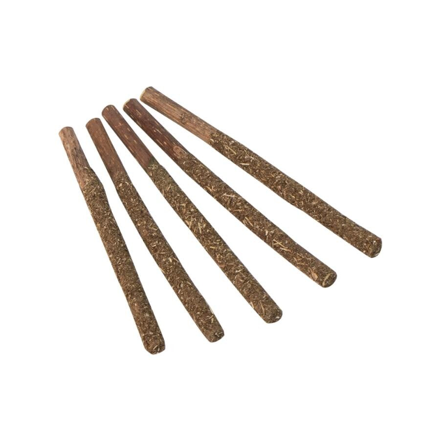 Eastland Catnip Coated Matatabi Sticks for Play and Dental Care 5-Pack