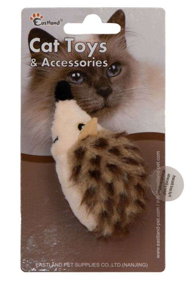 Eastland Catnip Plush Hedgehog with Digital Sound 9.5cm
