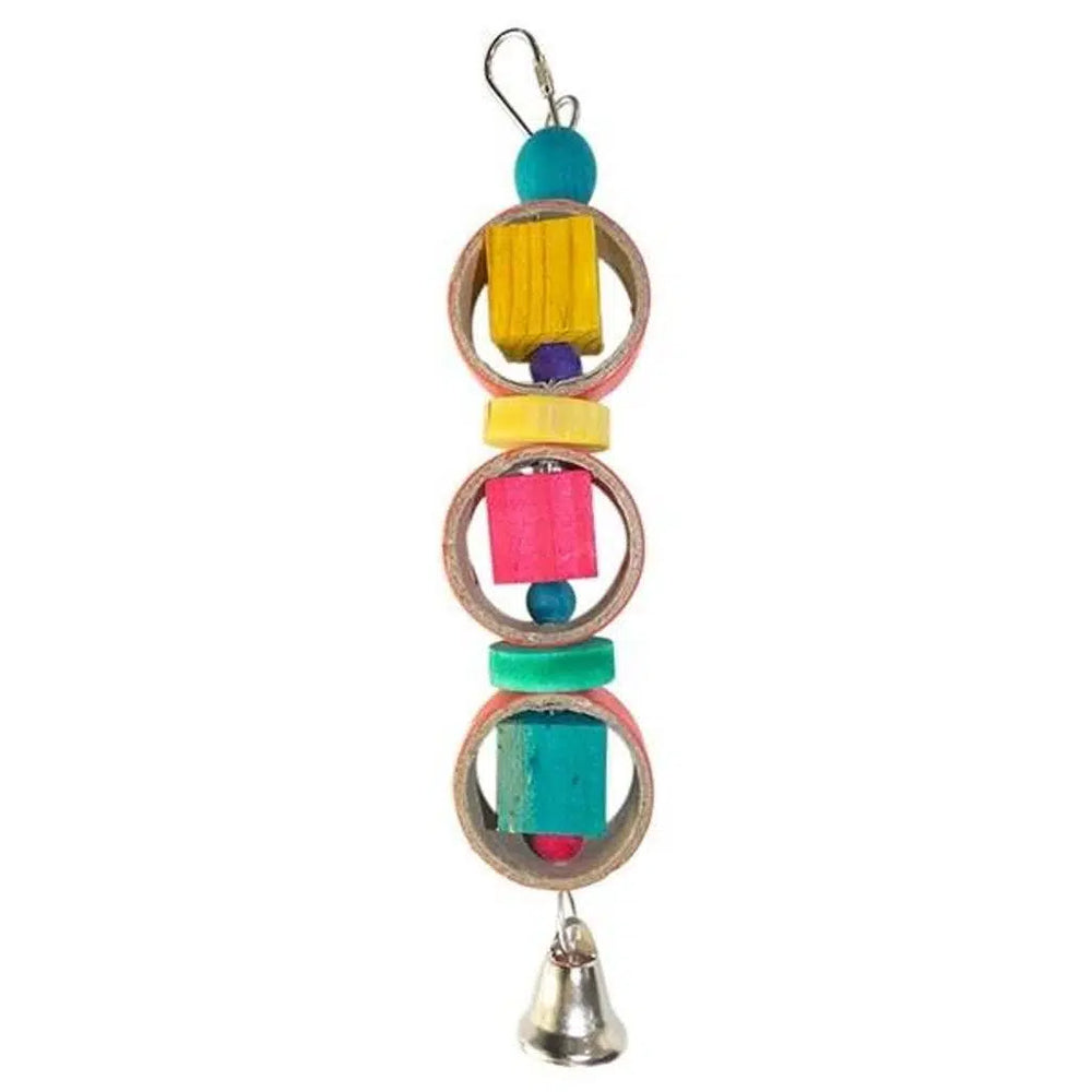 Eastland Ring Bird Toy with Bell for Mental Stimulation 29 cm