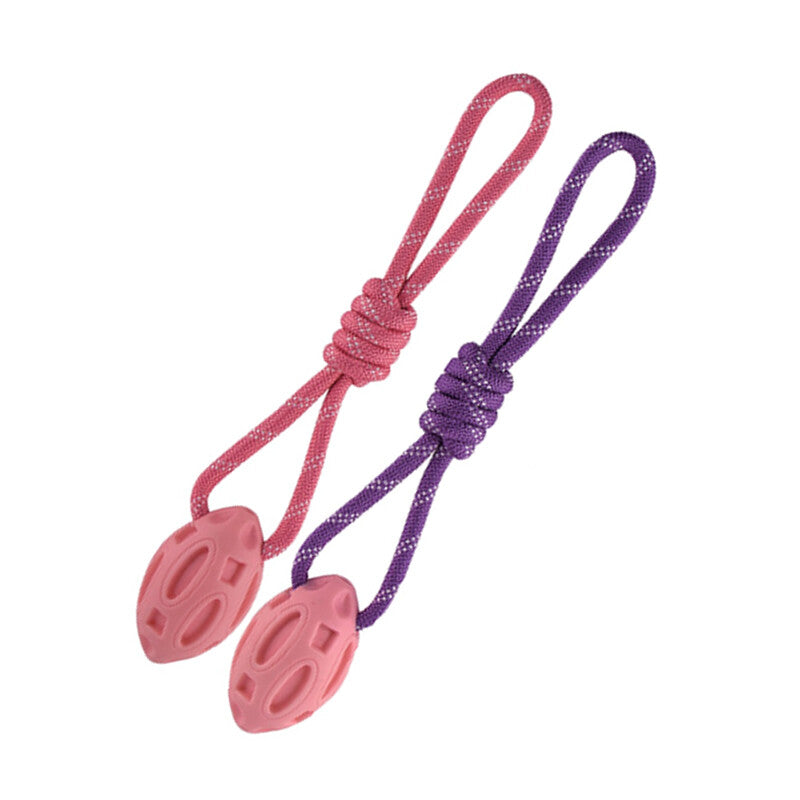 Eastland Rope Rugby Ball Dog Chew Toy for Active Play 44 cm