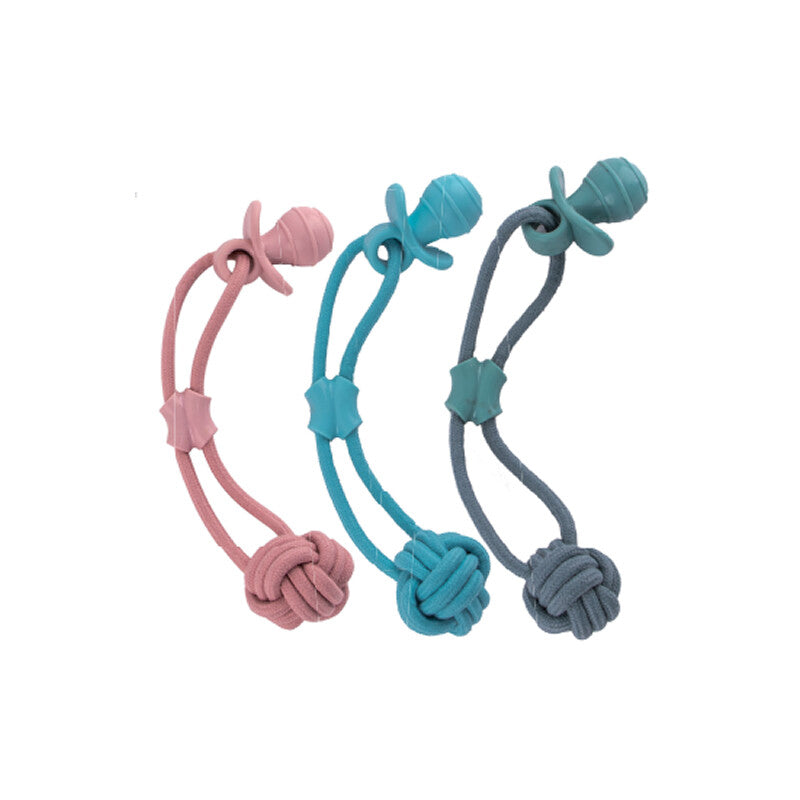 Eastland TPR Rope Dog Chew Toy Pacifier Shape 38 cm