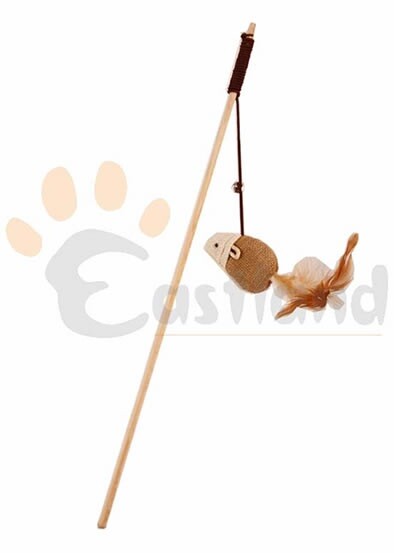 Eastland Cat Teaser Wand with Mouse Toy 1 Count