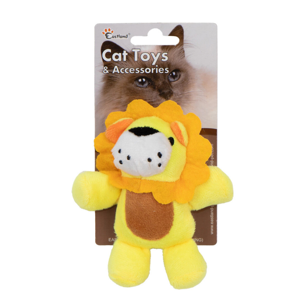 Eastland Catnip Plush Lion Interactive Cat Toy 12cm