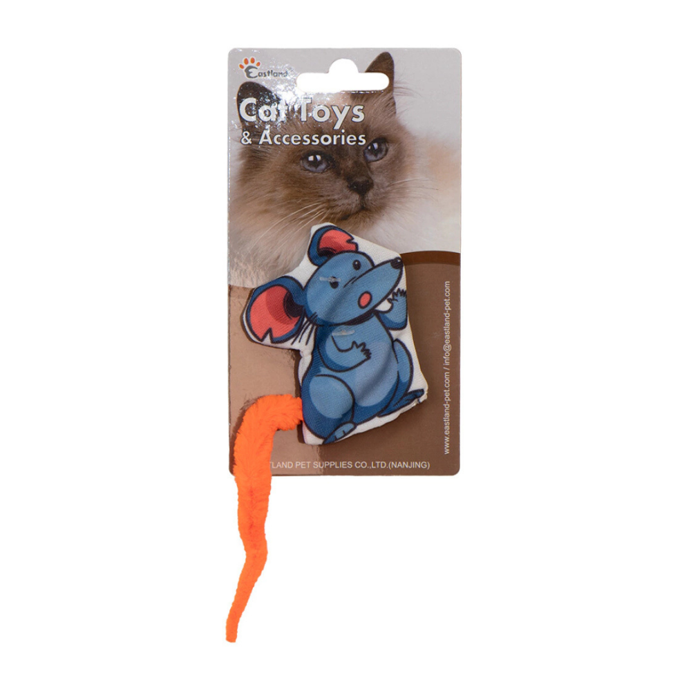 Eastland Catnip Plush Mouse Toy for Active Play 7.5cm