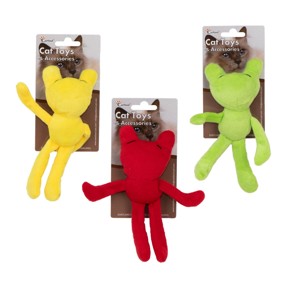 Eastland Catnip Plush Alien Cat Toy for Active Play 17cm
