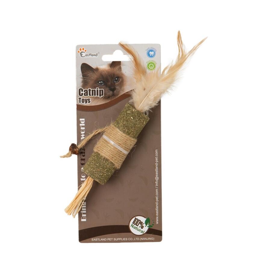 Eastland Catnip Feather Toy for Interactive Play