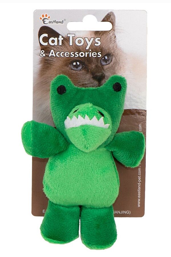 Eastland Plush Crocodile Catnip Cat Toy 12cm
