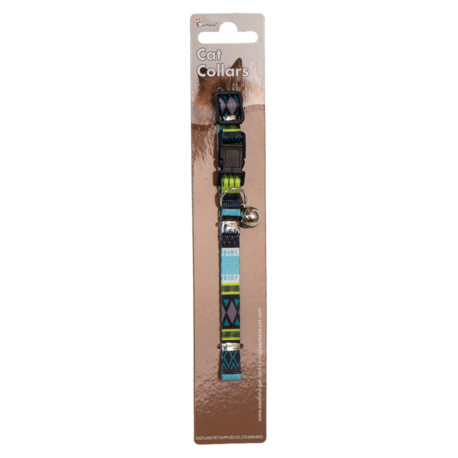 Eastland Braided Print Clip Cat Collar Adjustable 22-30cm