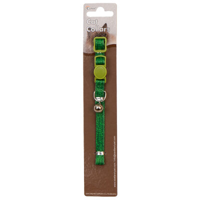 Eastland Crocodile Print Cat Collar with Clip Closure, Adjustable 22-30 cm