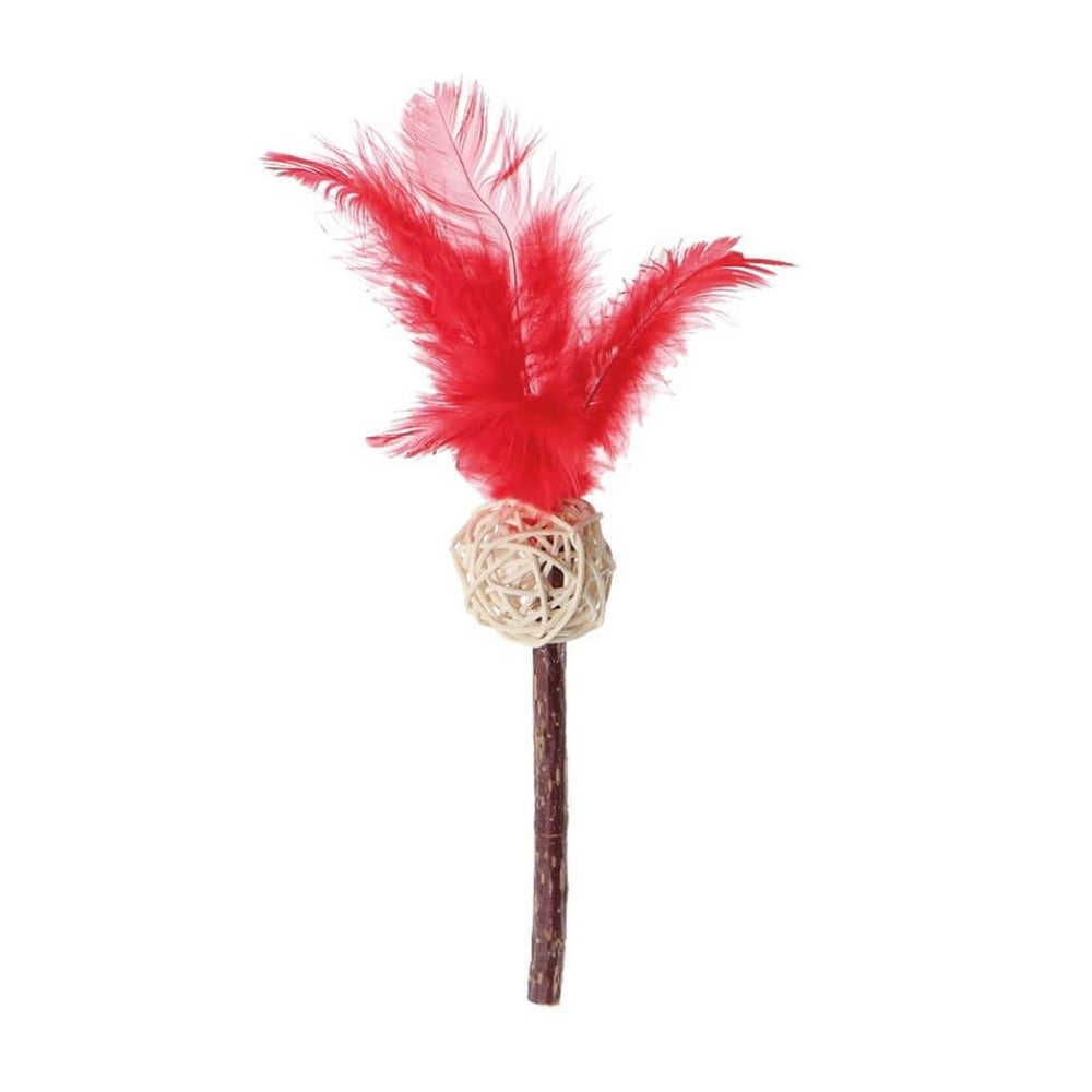 Eastland Matatabi Feathered Woven Ball Cat Toy 19 cm
