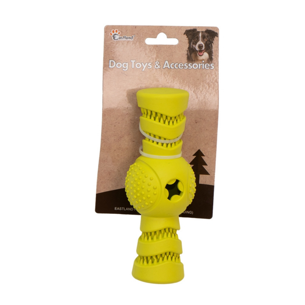 Eastland Squeaky Dog Toy with Reward Cavity 17.5cm