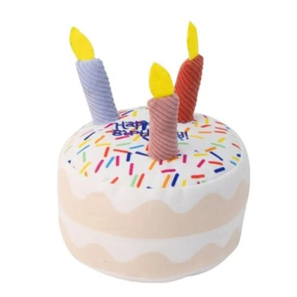 Eastland Plush Squeaky Birthday Cake Toy 14 cm