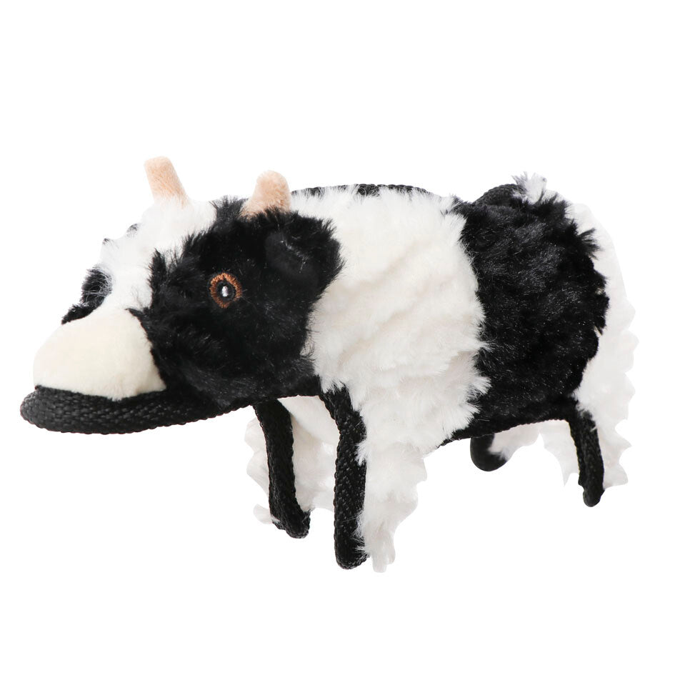 Eastland Plush Squeaky Cow Toy for Dogs 26 cm