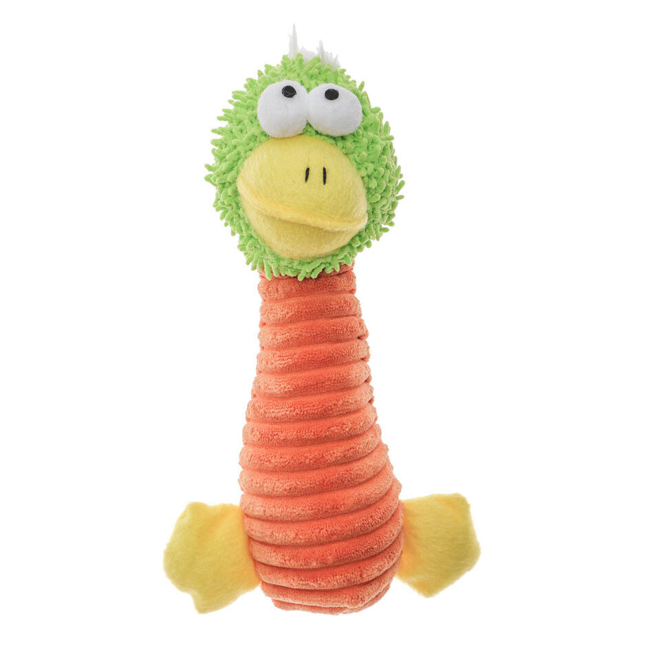 Eastland Squeaky Plush Duck Toy for Small and Medium Pets 26cm