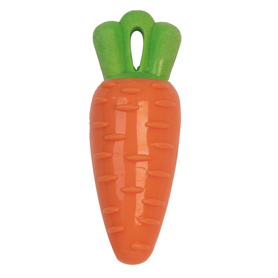Eastland Squeaky Plastic Carrot Dog Toy Durable Fun 14 cm