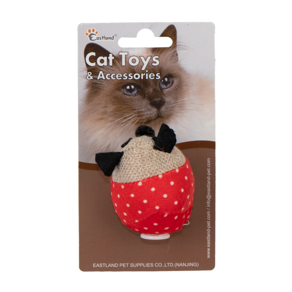 Eastland Vibrating Plush Mouse Cat Toy 5.5 cm