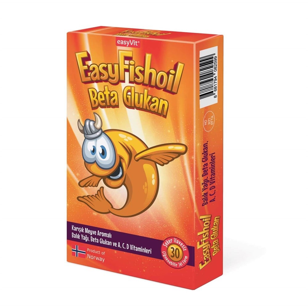 EasyFishoil Beta Glucan Chewable Gel Tablet