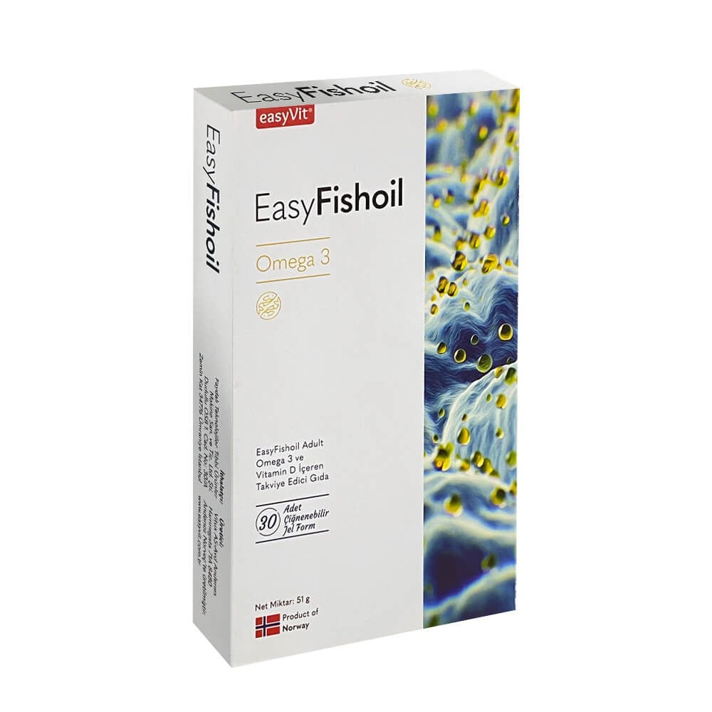 EasyFishoil Adult 30 Chewable Gel Form