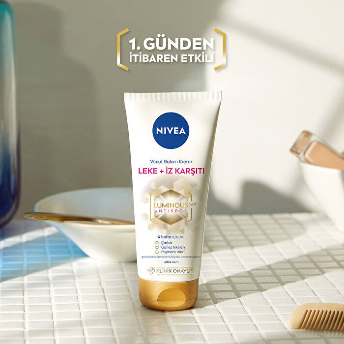Nivea Luminous Spot Treatment Body Cream 200ml - Uneven Skin Tone - view 4