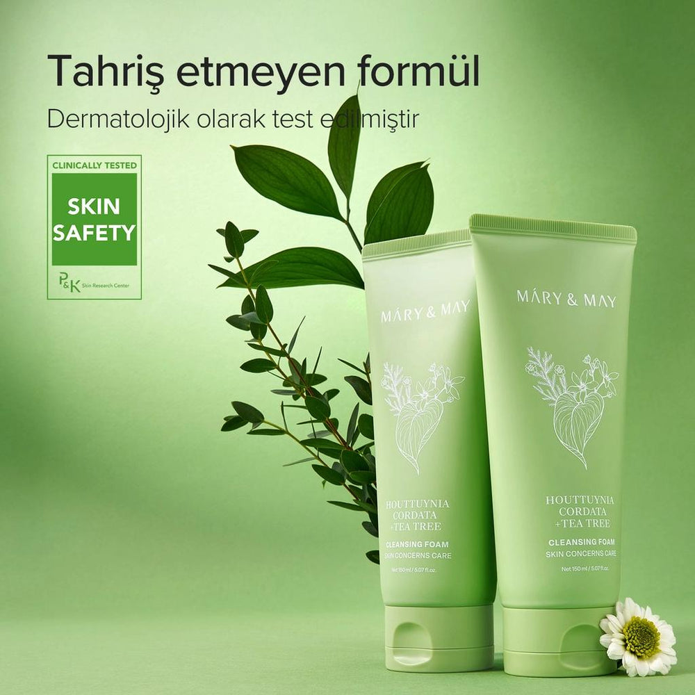 Mary & May Houttuynia Cordata & Tea Tree Cleansing Foam 150 ml