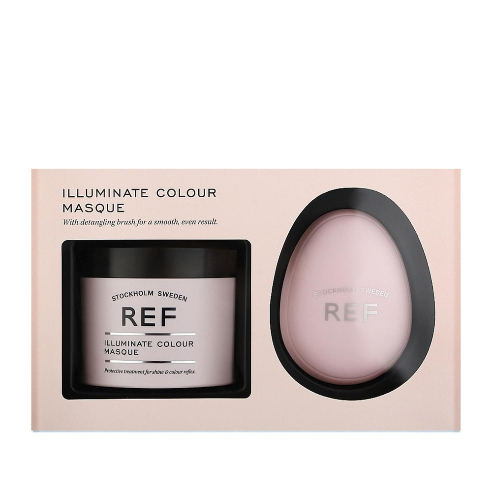 REF Illuminate Colour - Hair Care Mask for Colored Hair with Application Comb (250ml) - Nourishes, Shines & Enhances Vibrancy REF Illuminate Colour Hair Care Mask for Vibrant Hair hair care mask, colored hair treatment, hair nourishment, shine enhancer, hair beauty products, color vibrancy, hair health, nourishing mask, application comb, hair care routine, colored hair care, REF Illuminate Colour