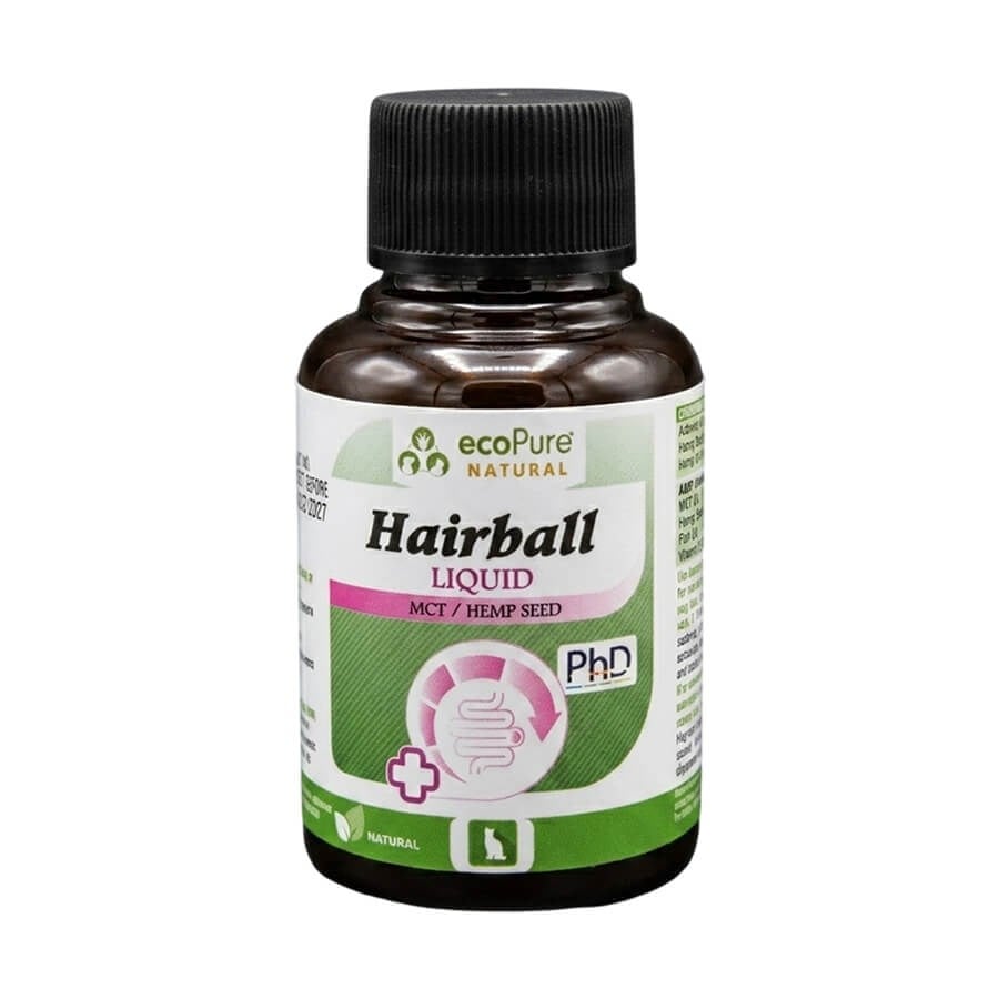 EcoPure Hairball Support for Cats Digestive Comfort 50 ml