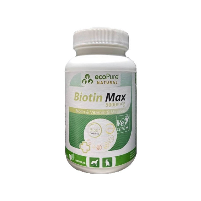 Ecopure Biotin Max Vitamin & Mineral Supplement for Pets 120g