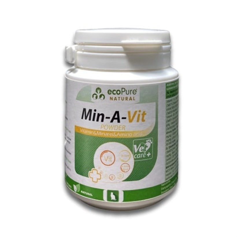 Ecopure Min-A-Vit Vitamin Mineral Amino Acid Supplement 50g