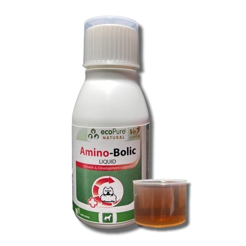 Ecopure Amino-Bolic Dog Growth & Performance Support 100 ml