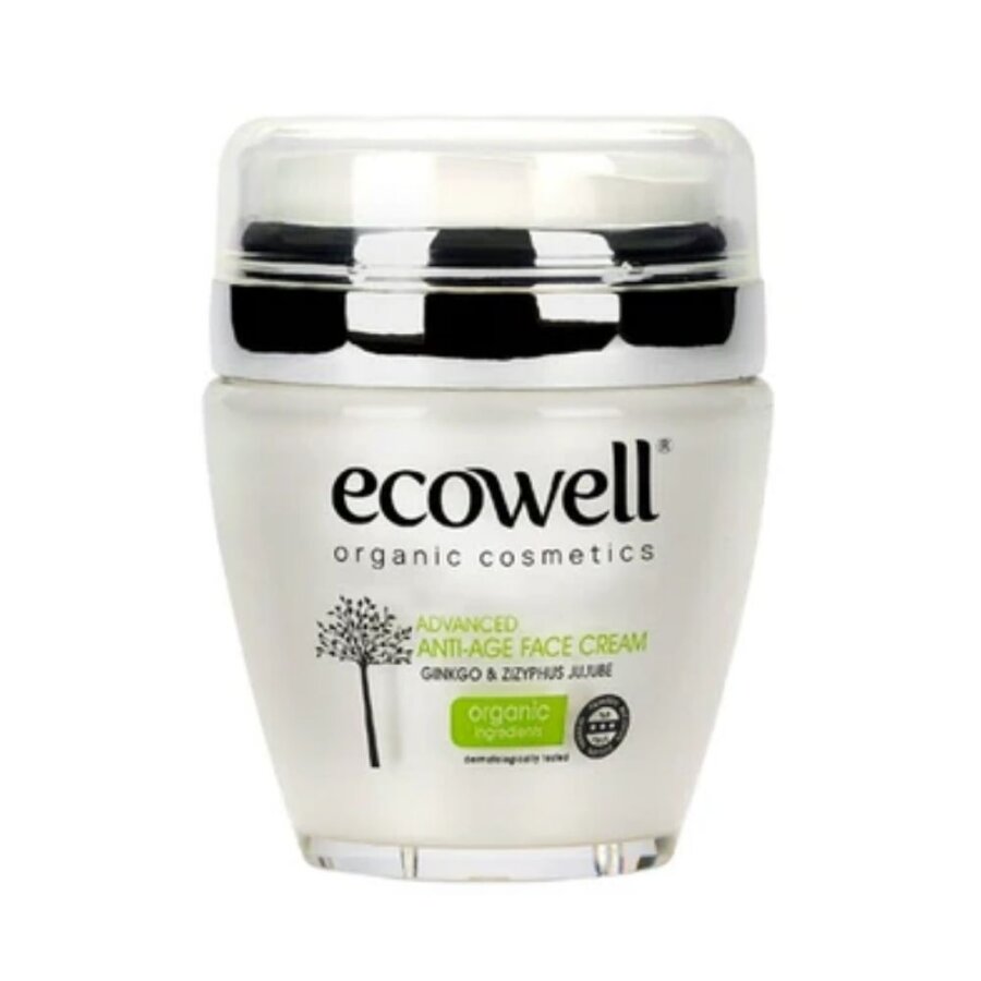 Ecowell Organic Ginkgo Diamond Face Cream for Aging Signs 50ml