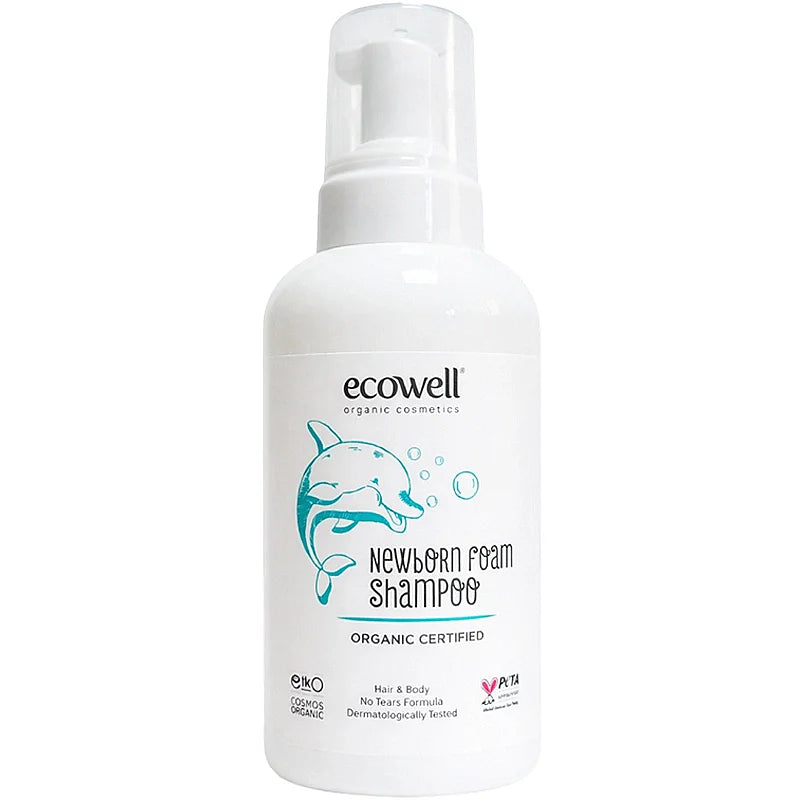 Ecowell Newborn Foam Shampoo with Aloe Vera 500ml