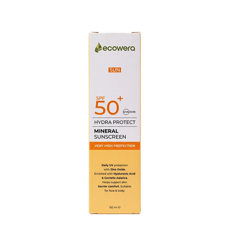 Ecowera Mineral Sunscreen SPF50+ Broad Spectrum Protection 150ml