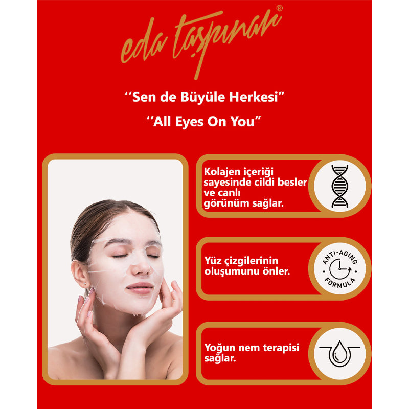 Eda Taspinar Collagen Sheet Mask for Firming &amp; Hydration 25ml