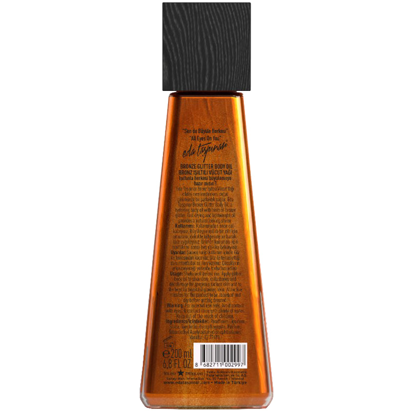Eda Taspinar Dark Illusion Bronze Glitter Body Oil 200ml