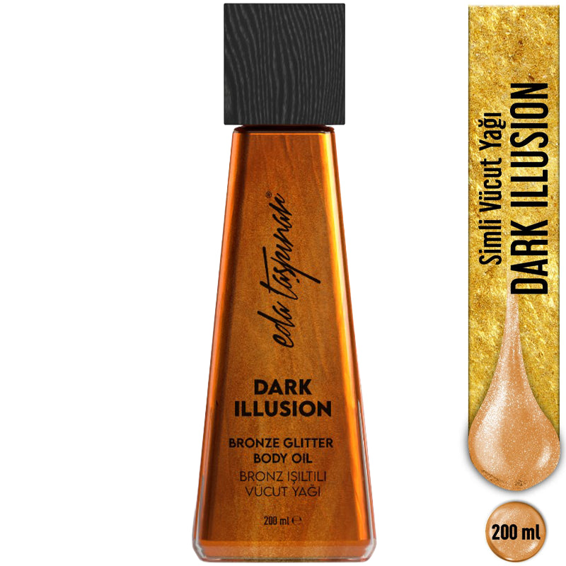 Eda Taspinar Dark Illusion Bronze Glitter Body Oil 200ml