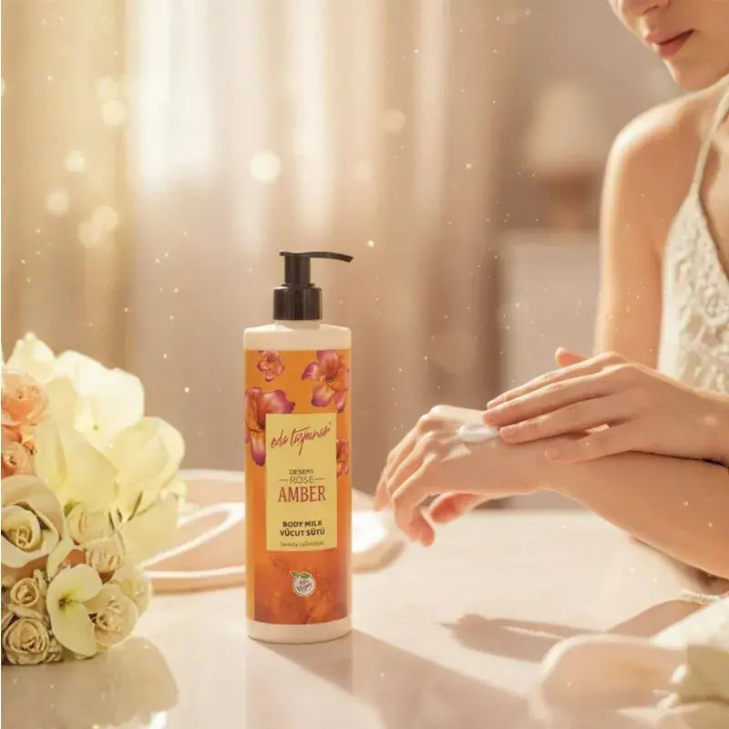 Eda Taspinar Desert Rose Amber Body Milk Hydrating Lotion 400ml