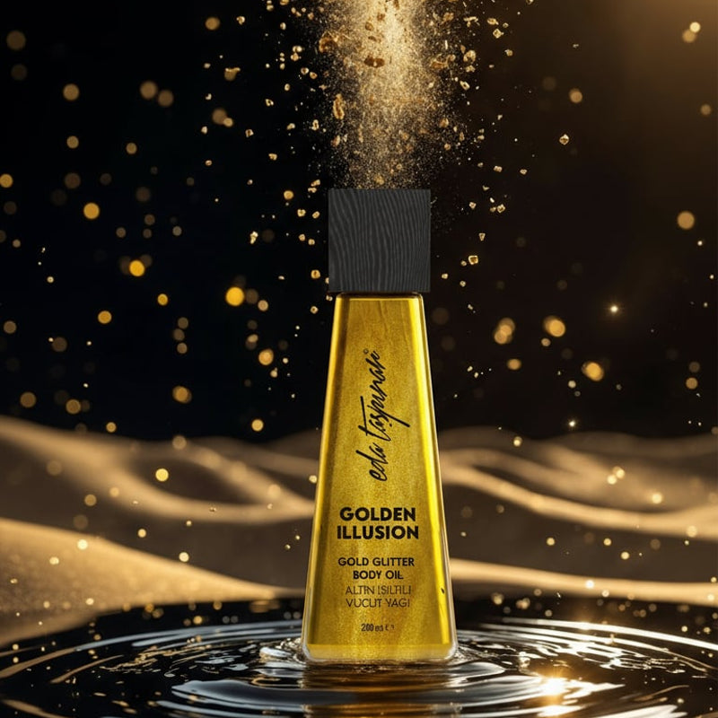Eda Taspinar Golden Illusion Gold Glitter Body Oil 200ml