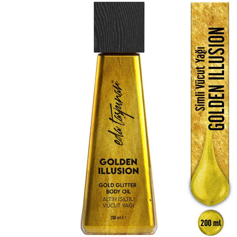 Eda Taspinar Golden Illusion Gold Glitter Body Oil 200ml
