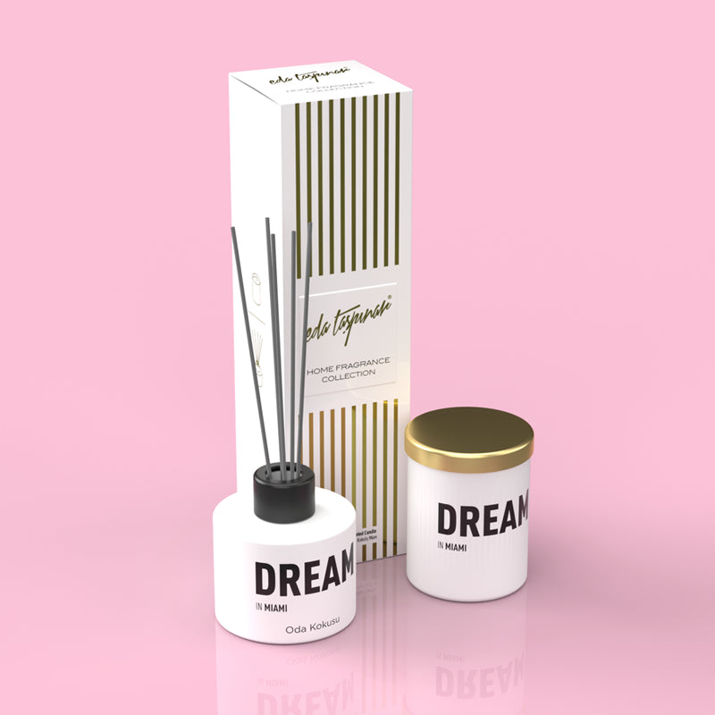 Eda Taspinar In Miami Dream Room Spray & Candle Set 2x100ml
