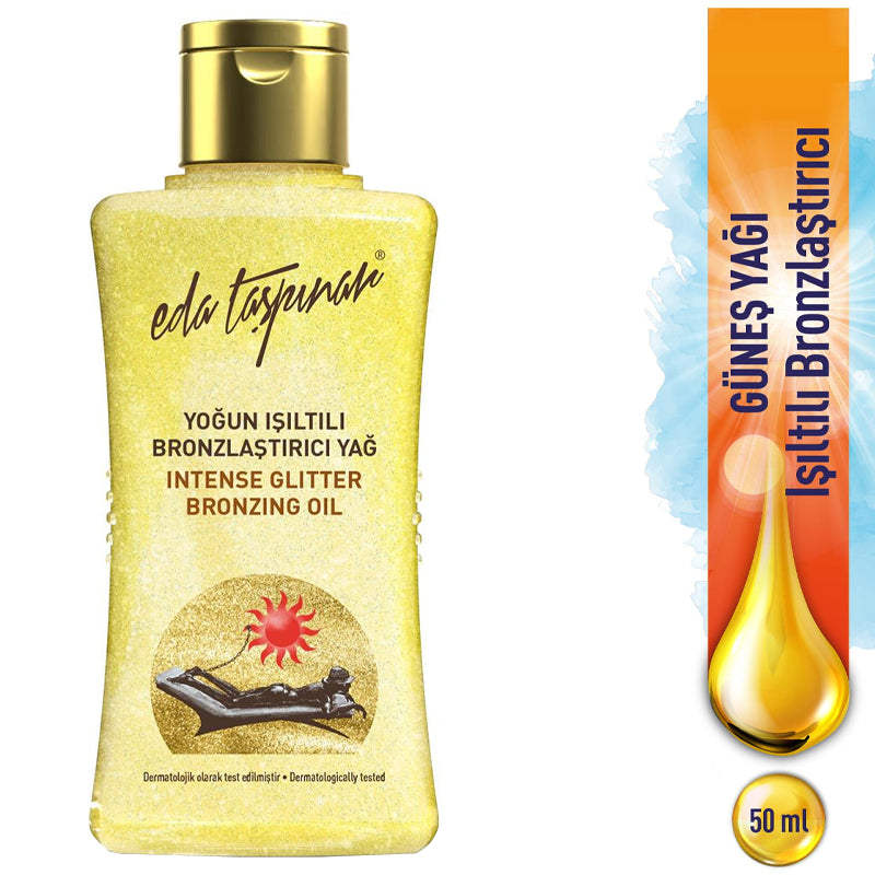 Eda Taspinar Intense Glitter Bronzing Oil for Glowing Tan 50ml