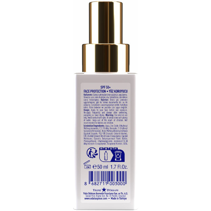 Eda Taspinar Mineral Face Protection SPF 50+ Sunscreen 50ml