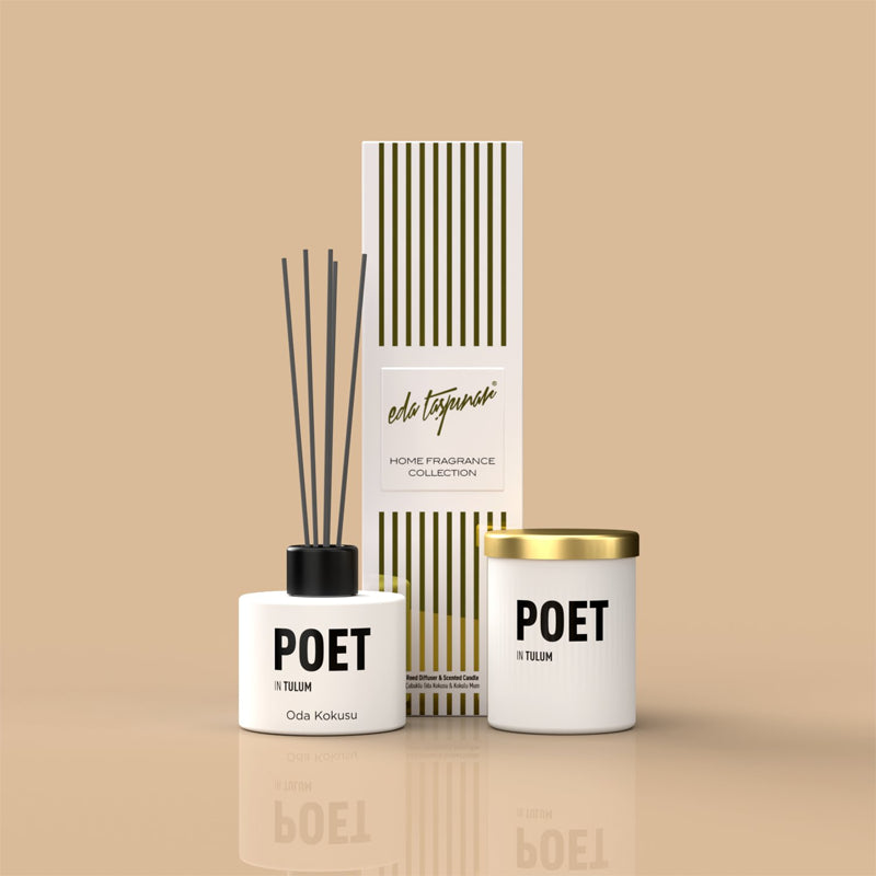 Eda Taspinar Poet Reed Diffuser & Scented Candle Set 2x100ml